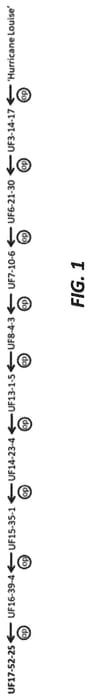 Figure 1 of US plant patent PP34041, the photograph of UF17-52-25 printed in the patent.